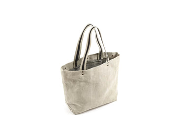 Thick Linen Open Top Daily Tote Bag